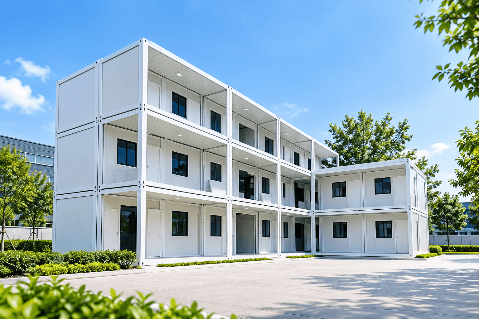 service-1 flat pack container houses